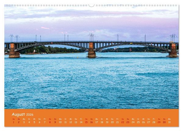 Produktbild: Eine Kreuzfahrt auf dem Rhein (Wandkalender 2026 DIN A2 quer), CALVENDO Monatskalender