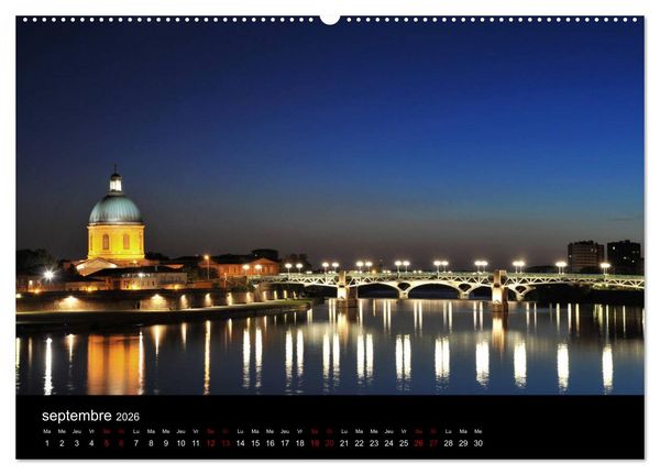 Produktbild: Toulousaine (Calendrier mural 2026 DIN A2 vertical) calendrier de bureau