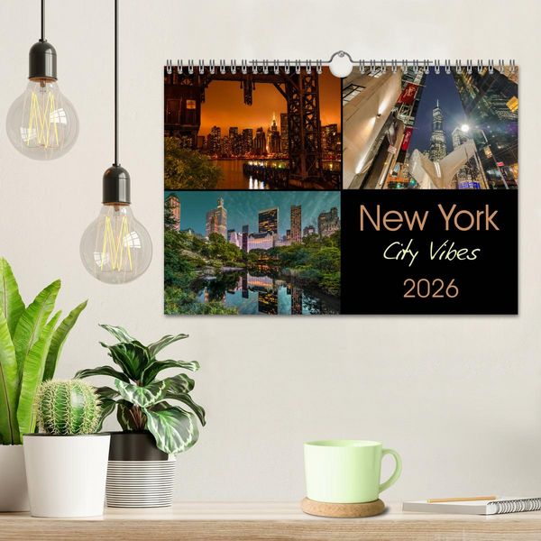Produktbild: New York City Vibes (Wandkalender 2026 DIN A4 quer), CALVENDO Monatskalender