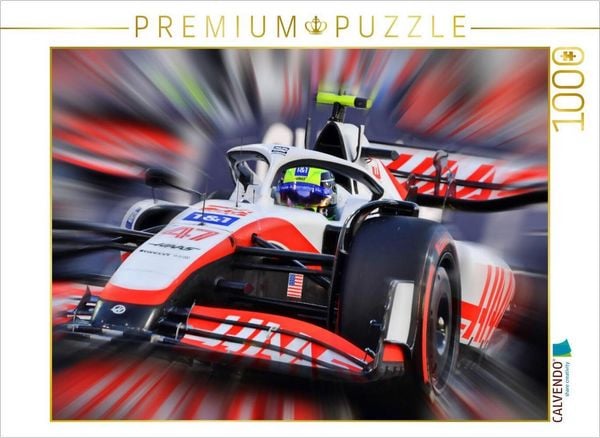 Produktbild: CALVENDO Puzzle Mick Schumacher, Sohn der deutschen Motosportlegende Michael Schumacher, gilt als schnell und sehr talentiert. | 1000 Teile Lege-Gr&ouml;&szlig;e