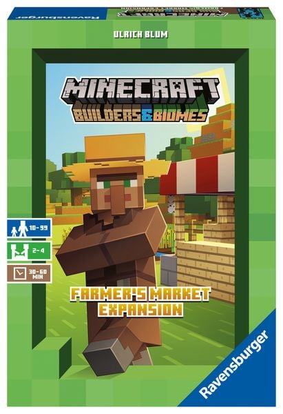 Produktbild: Minecraft: Builders & Biomes - Farmers Market Expansion - Gesellschaftsspiel & Brettspiel ab 10 Jahre