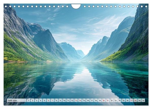Produktbild: Die Sprache der Gipfel (Wandkalender 2026 DIN A4 quer), CALVENDO Monatskalender