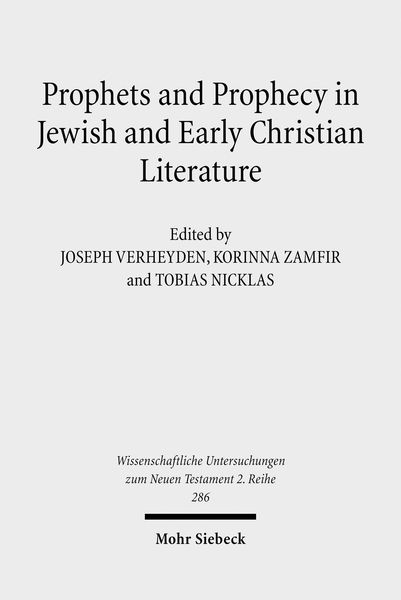 Produktbild: Prophets and Prophecy in Jewish and Early Christian Literature