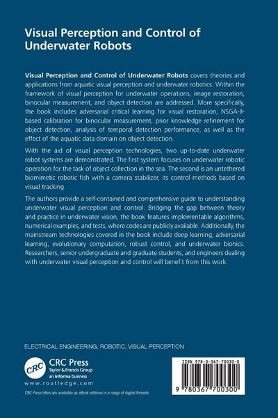 Produktbild: Visual Perception and Control of Underwater Robots
