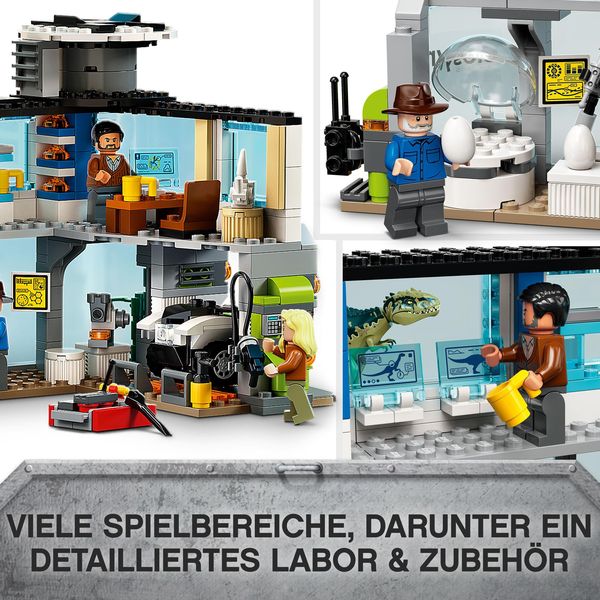 LEGO® Jurassic World: Giganotosaurus & Therizinosaurus Angriff (76949); Bauset; spannendes Spielzeug für Kinder ab 9 Jahren (658 Teile)