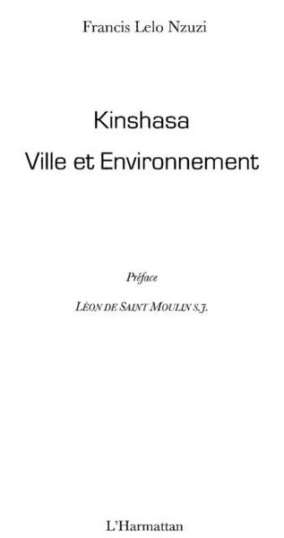 Produktbild: Kinshasa Ville et Environnement