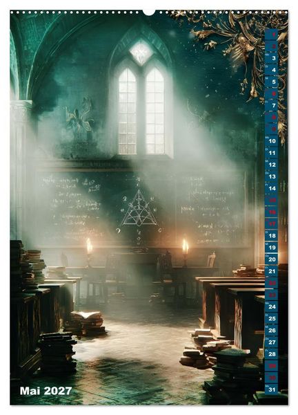 Produktbild: Umbrae Libri (hochwertiger Premium Wandkalender 2027 DIN A2 hoch), Kunstdruck in Hochglanz