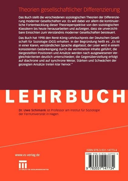 Theorien gesellschaftlicher Differenzierung