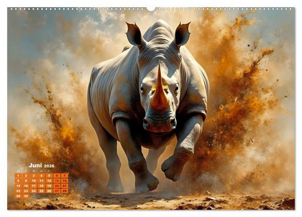 Produktbild: Wildlife im Fokus - Begegnungen auf Augenh&ouml;he (Wandkalender 2026 DIN A2 quer), CALVENDO Monatskalender