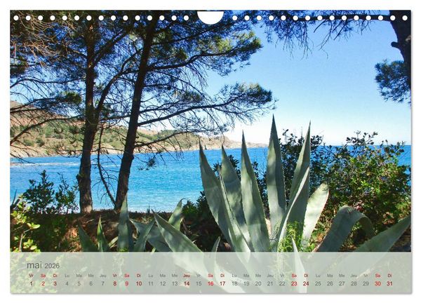Produktbild: C&ocirc;te Vermeille entre mer et Pyr&eacute;n&eacute;es (Calendrier mural 2026 DIN A4 vertical), CALVENDO calendrier mensuel