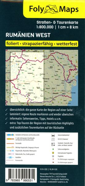 Produktbild: FolyMap Rum&auml;nien West