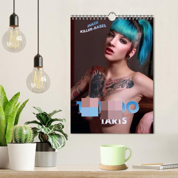 Produktbild: TATTOO TARTS - Inked Killer Babes (Wandkalender 2027 DIN A4 hoch), CALVENDO Monatskalender