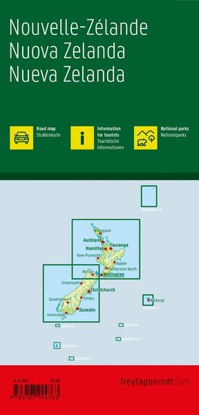 Produktbild: Neuseeland, Stra&szlig;enkarte 1:700.000, freytag & berndt