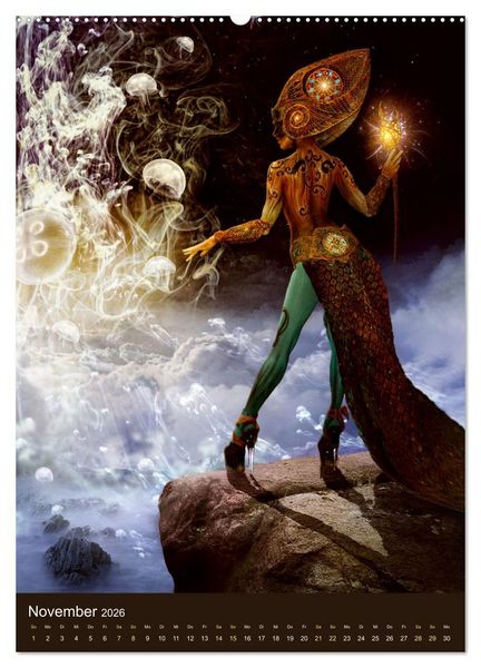 Produktbild: Bodypainting Adventures (Wandkalender 2026 DIN A2 hoch), CALVENDO Monatskalender