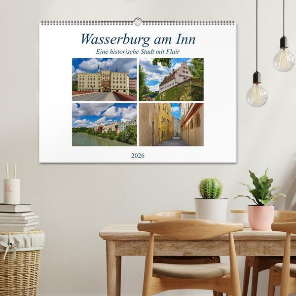 Produktbild: Wasserburg am Inn (Wandkalender 2026 DIN A2 quer), CALVENDO Monatskalender