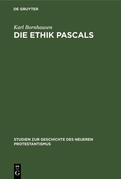 Produktbild: Die Ethik Pascals