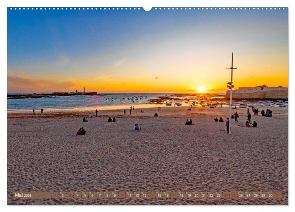 Produktbild: Ein Herz f&uuml;r Cadiz (hochwertiger Premium Wandkalender 2026 DIN A2 quer), Kunstdruck in Hochglanz