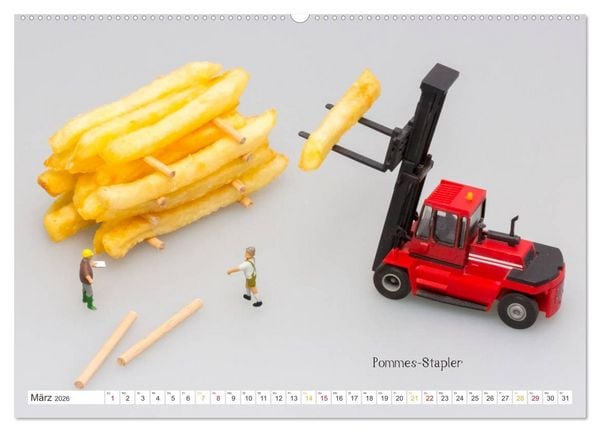 Produktbild: Erdbeerj&auml;ger ... und andere Mini-Welten (hochwertiger Premium Wandkalender 2026 DIN A2 quer), Kunstdruck in Hochglanz