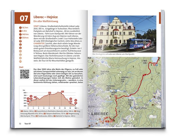 Produktbild: KOMPASS Wanderf&uuml;hrer Riesengebirge mit Isergebirge, 55 Touren mit Extra-Tourenkarte
