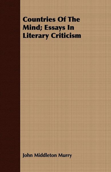 Produktbild: Countries Of The Mind; Essays In Literary Criticism