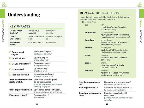 Produktbild: Lonely Planet French Travel Phrasebook & Dictionary