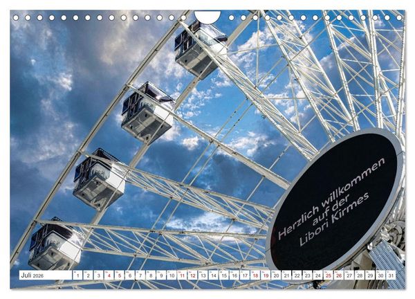Produktbild: PADERBORN - Stadt an den Quellen (Wandkalender 2026 DIN A4 quer), CALVENDO Monatskalender