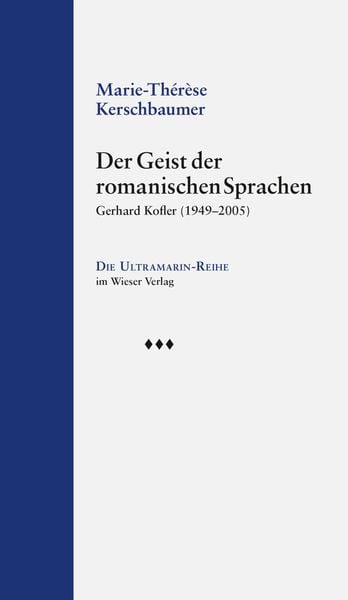 Produktbild: Der Geist der romanischen Sprachen