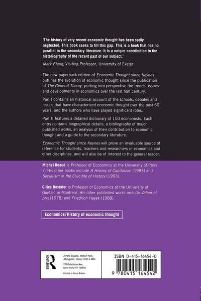 Produktbild: Economic Thought Since Keynes