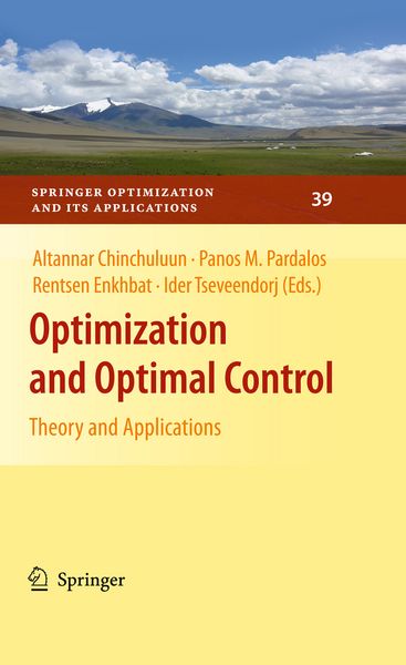 Produktbild: Optimization and Optimal Control