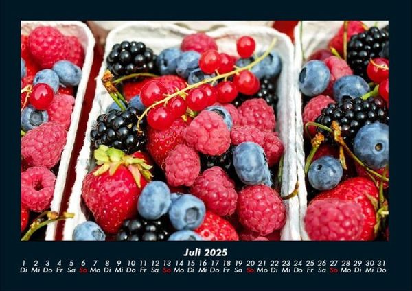 Produktbild: Fr&uuml;chte 2025 Fotokalender DIN A4