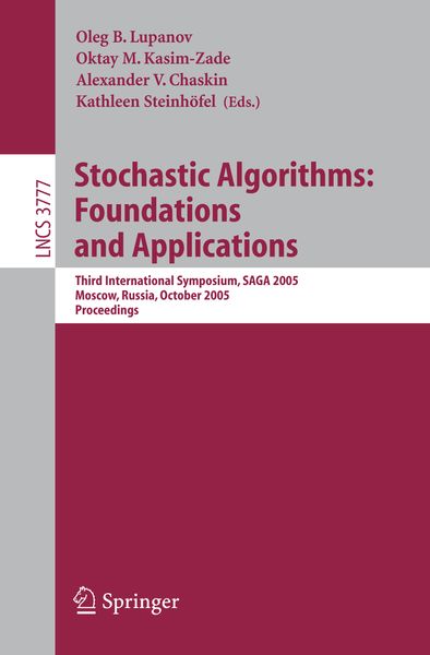 Produktbild: Stochastic Algorithms: Foundations and Applications