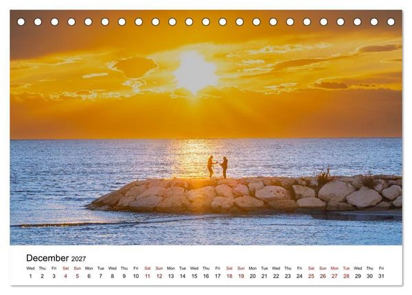 Produktbild: TURKISH RIVIERA Ancient echoes and azure coasts (Desk Calendar 2027 DIN A5 landscape), CALVENDO 12 Month DeskCalendar