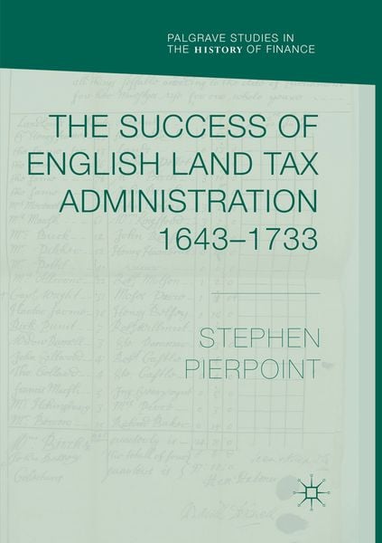 Produktbild: The Success of English Land Tax Administration 1643&ndash;1733