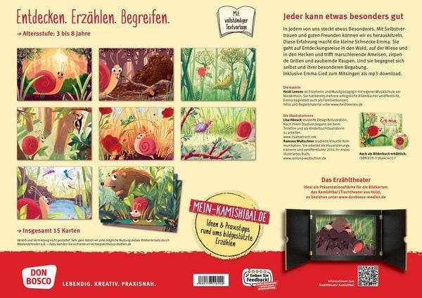 Produktbild: Emma - Ohne dich w&auml;r' die Welt nur halb so sch&ouml;n! Kamishibai Bildkartenset