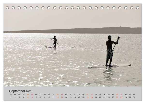Produktbild: Boa Vista - Perle der Kapverden (Tischkalender 2026 DIN A5 quer), CALVENDO Monatskalender