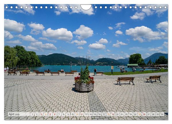 Produktbild: Der Tegernsee - Urlaubsparadies Bayerische Voralpen (Wandkalender 2026 DIN A4 quer), CALVENDO Monatskalender