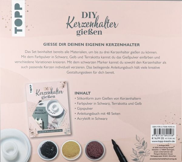 Produktbild: Kreativ-Set - Kerzenhalter gie&szlig;en
