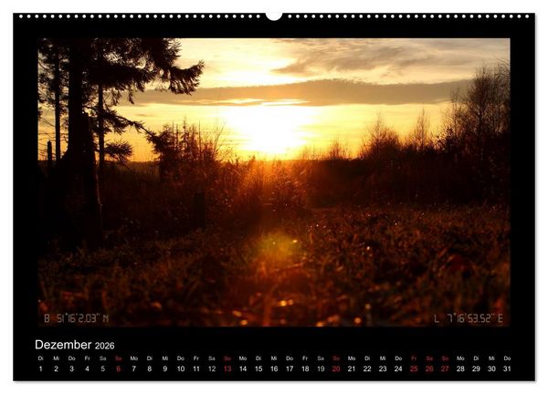 Produktbild: Geo-Tagging in Schwelm (hochwertiger Premium Wandkalender 2026 DIN A2 quer), Kunstdruck in Hochglanz