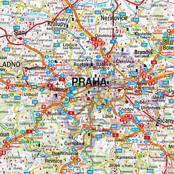 Produktbild: freytag & berndt Stra&szlig;enkarte Tschechische Republik 1:400.000