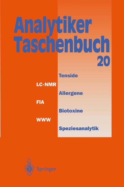 Produktbild: Analytiker-Taschenbuch