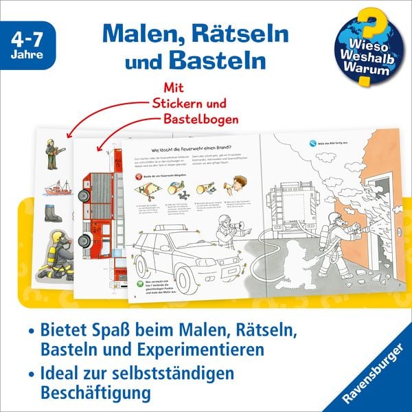 Produktbild: Wieso? Weshalb? Warum? aktiv-Heft - Feuerwehr