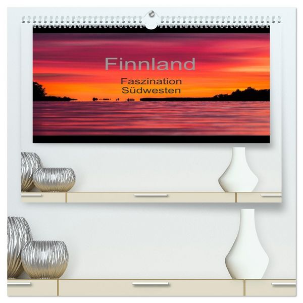 Produktbild: Finnland - Faszination S&uuml;dwesten (hochwertiger Premium Wandkalender 2026 DIN A2 quer), Kunstdruck in Hochglanz