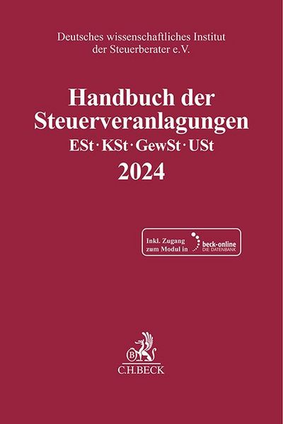 Handbuch der Steuerveranlagungen, Set von , C.H. Beck, 978-3-406-83137-9