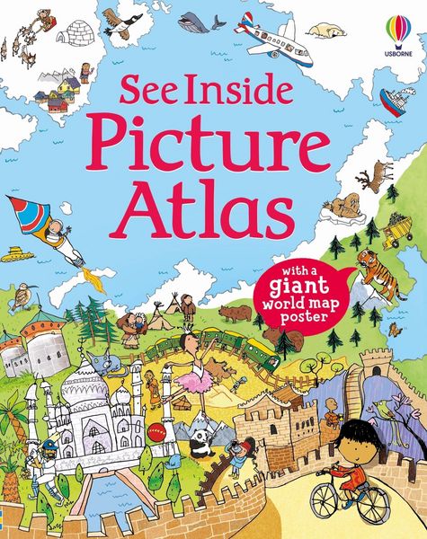 Produktbild: See Inside Picture Atlas, with Map Poster