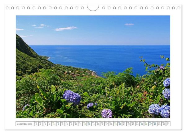 Produktbild: Archipelago of the Azores in the North Atlantic Ocean (Wall Calendar 2026 DIN A4 landscape), CALVENDO 12 Month Wall Calendar