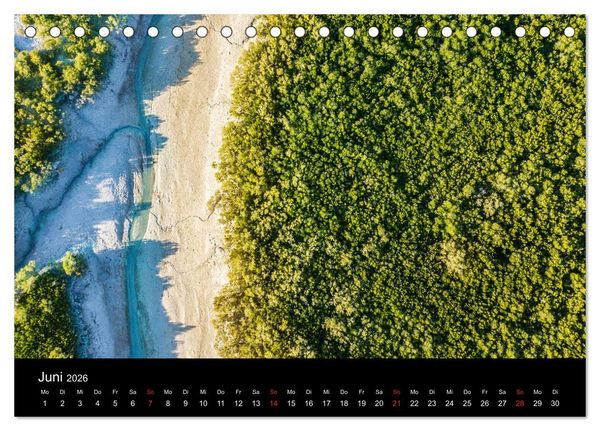 Produktbild: Australien 2026 Kimberley aus der Vogelperspektive (Tischkalender 2026 DIN A5 quer), CALVENDO Monatskalender
