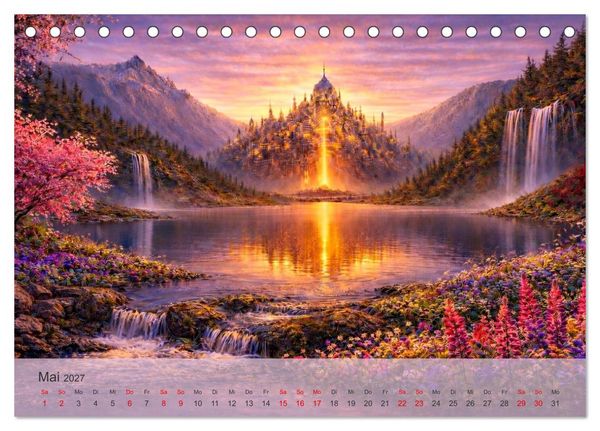 Produktbild: Wo Träume schweben (Tischkalender 2027 DIN A5 quer), CALVENDO Monatskalender