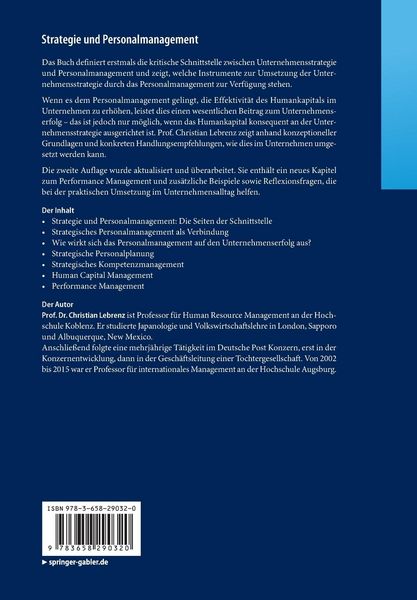 Produktbild: Strategie und Personalmanagement
