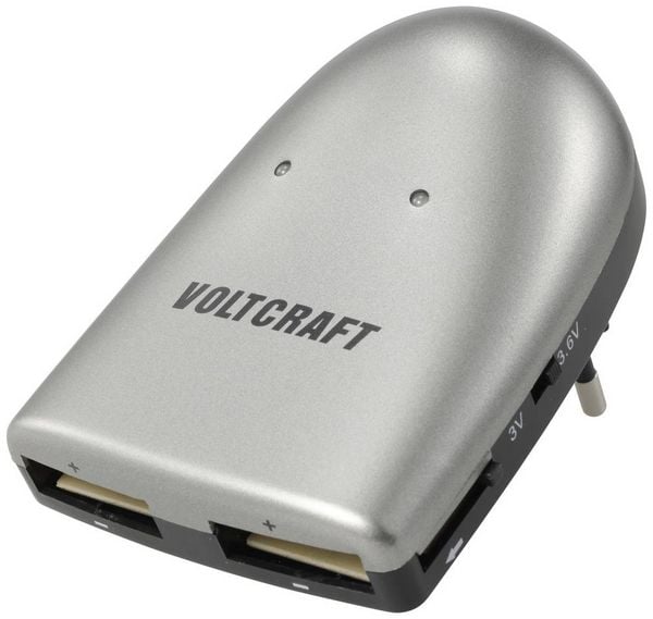 Produktbild: VOLTCRAFT Knopfzellen-Ladeger&auml;t LiIon Knopfzellenakku