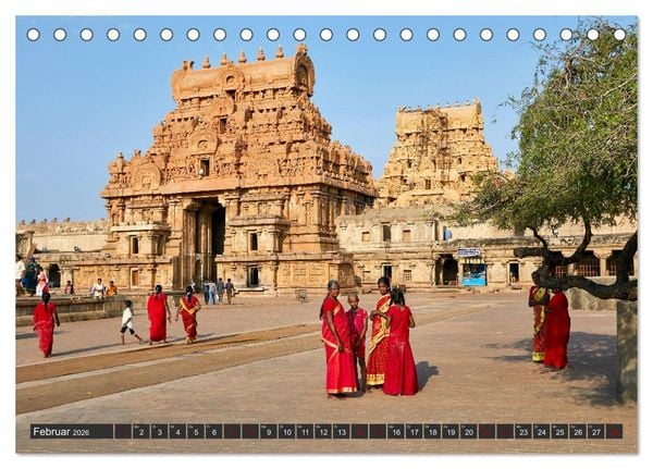 Produktbild: Indiens Tempel und Pal&auml;ste (Tischkalender 2026 DIN A5 quer), CALVENDO Monatskalender